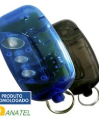 Detalhes do produto CONTROLE REMOTO 3 TECLAS - AZUL/FUMÊ - LINEAR - HCS