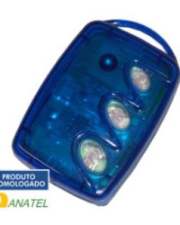 Detalhes do produto CONTROLE REMOTO TX 3T-B - 3 TECLAS (AZUL) - LINEAR - HCS