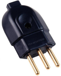 Detalhes do produto PLUGUE MACHO 2P+T 10A 250V~ COR PRETO - TRAMONTINA