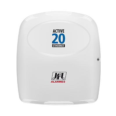Central De Alarme Monitorável Active-20 Ethernet - JFL Alarmes Central De Alarme Monitorável Active-20 Ethernet - JFL Alarmes