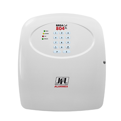 Central De Alarme Convencional Brisa Cell-804 - JFL Alarmes Central De Alarme Convencional Brisa Cell-804 - JFL Alarmes