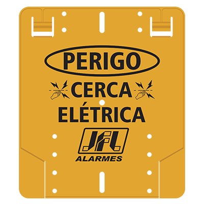 Acessório Placa De Advertência Cerca Elétrica - JFL Alarmes Acessório Placa De Advertência Cerca Elétrica - JFL Alarmes