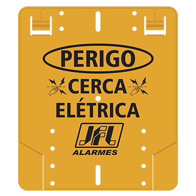 Acessório  Placa De Advertência Cerca Elétrica - JFL Alarmes