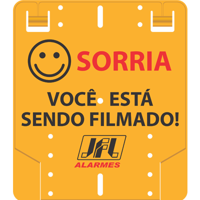 CFTV  Acessório  Placa de Advertência CFTV