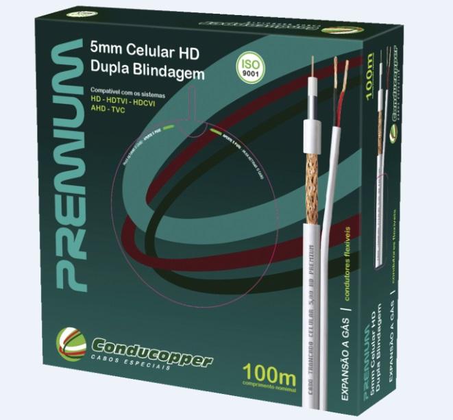 CABO PREMIUM 5MM HD CELULAR + BIPOLAR - CONDUTTI CABO PREMIUM 5MM HD CELULAR + BIPOLAR - CONDUTTI