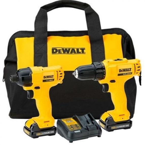 COMBO DCD700 (PARAFUSADEIRA / FURADEIRA 3/8 - DEWALT