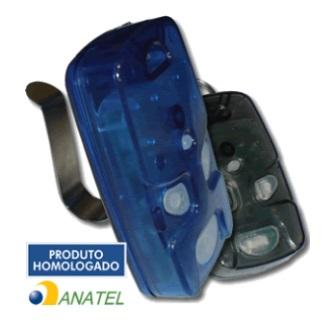 CONTROLE REMOTO 4 TECLAS - AZUL/FUMÊ LINEAR - HCS CONTROLE REMOTO 4 TECLAS - AZUL/FUMÊ LINEAR - HCS