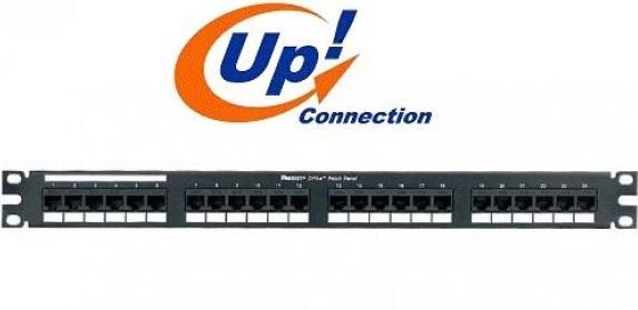 PATCH PANEL 24 PORTAS CAT5 - UP CONNECTION