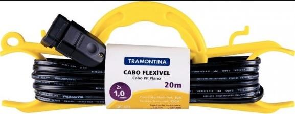 EXTENSÃO DE CABIDE DIAMETRO 1,0 MM² - 10M - TRAMONTINA EXTENSÃO DE CABIDE DIAMETRO 1,0 MM² - 10M - TRAMONTINA