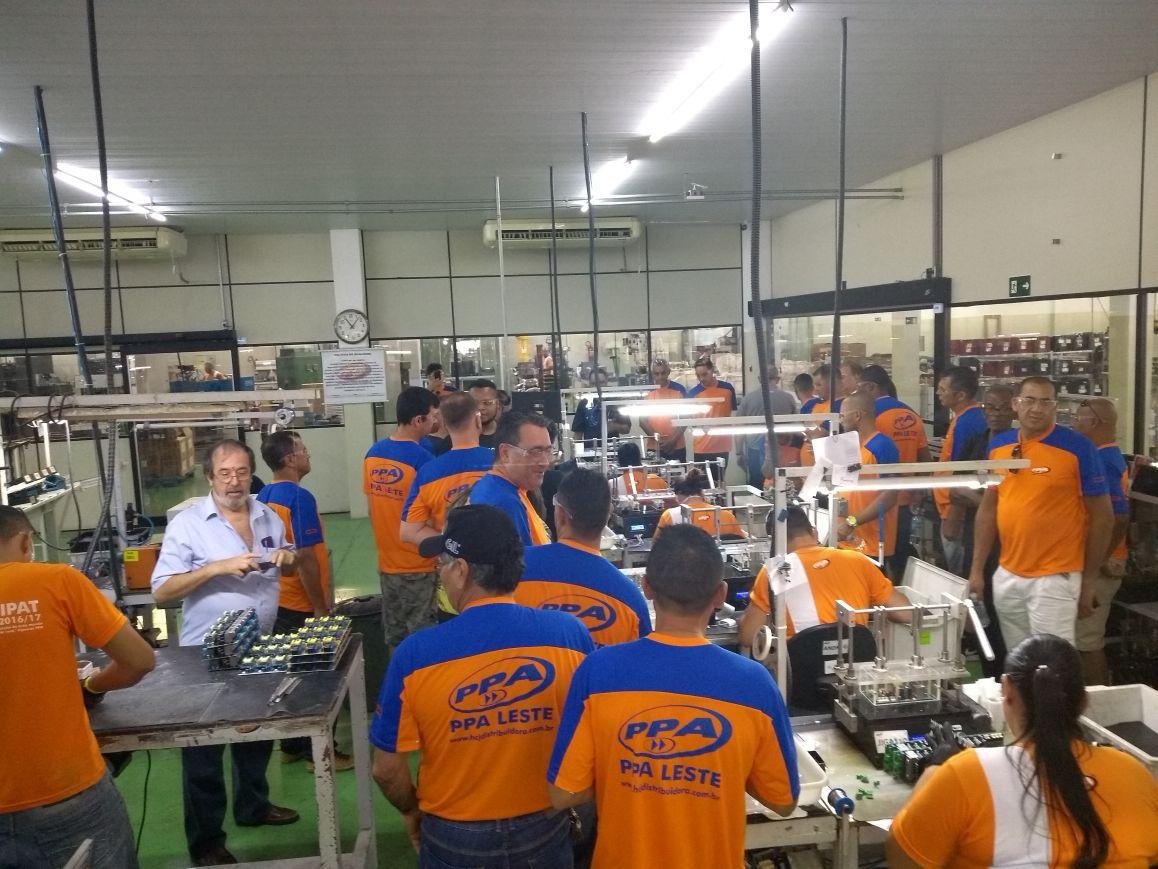 Em evento especial clientes HCJ Distribuidora PPA Leste visitam fabrica da PPA