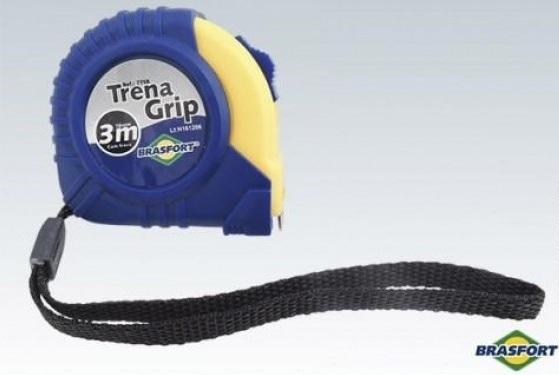 TRENA 5MX 25MM CORPO EMBORRACHADO. FITA LARGA - F210 - BRASFORT TRENA 5MX 25MM CORPO EMBORRACHADO. FITA LARGA - F210 - BRASFORT