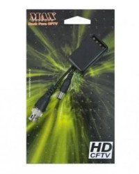 Detalhes do produto BALUN E PROTETOR DE SURTOS MAX SUPER HD HÍBRIDO - MAX ELETRON